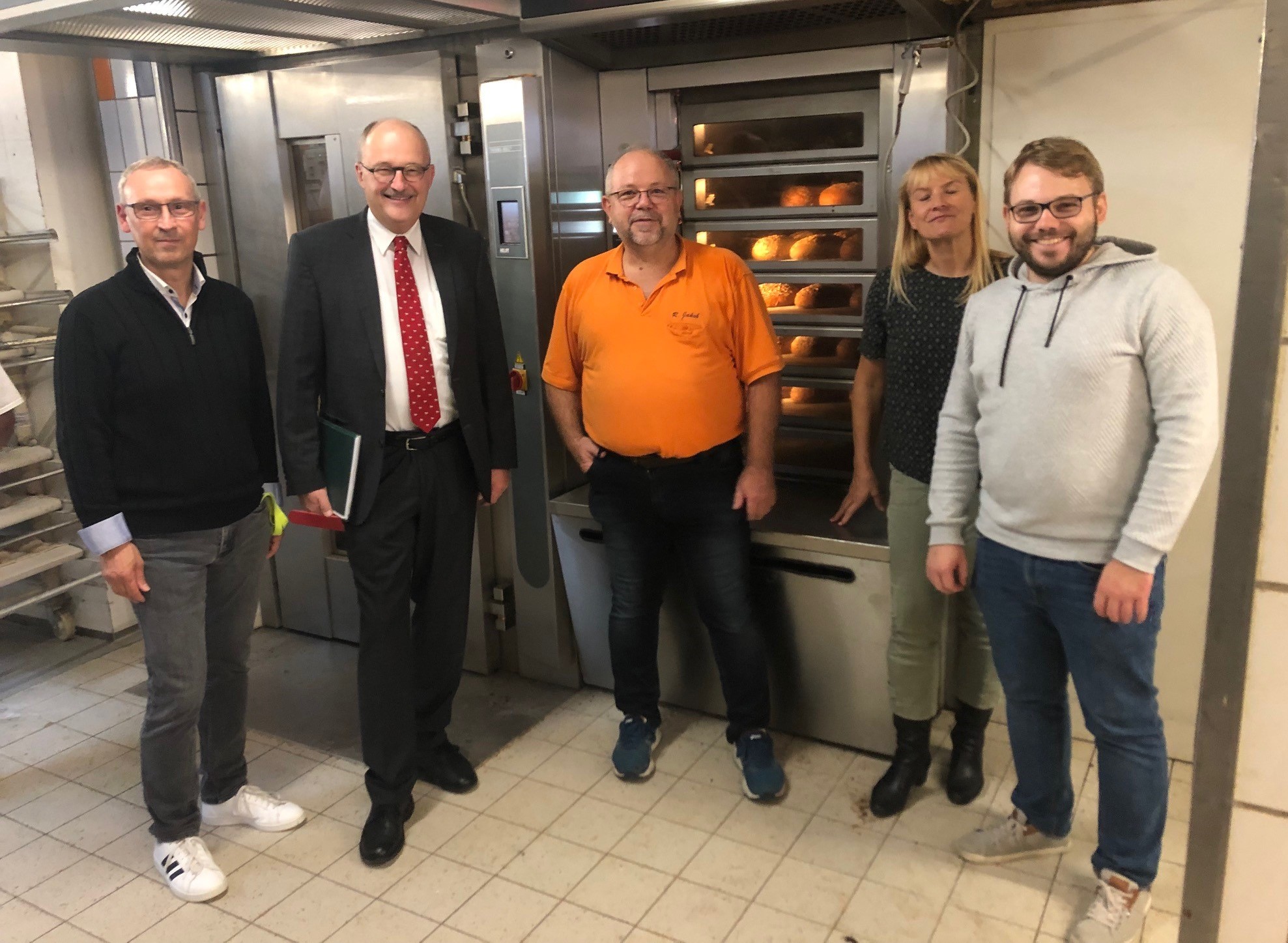 Besuch bei der Bäckerei Jakob in Bensheim